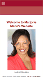 Mobile Screenshot of marjoriemann.com